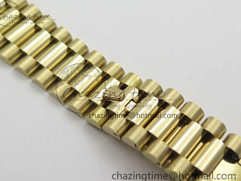 0116 Day-Date 40mm 228239 BP New Dial Version 904 YG Silver Roman Markers Dial on SS President Bracelet A Popular 2806